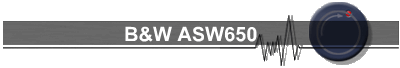 B&W ASW650
